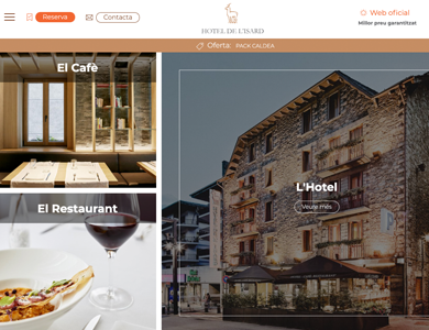 Hotel cèntric a Andorra la Vella amb excel·lents opinions: Consultoria, disseny pàgina web, desenvolupament Web , hosting, marketing online i manteniment.